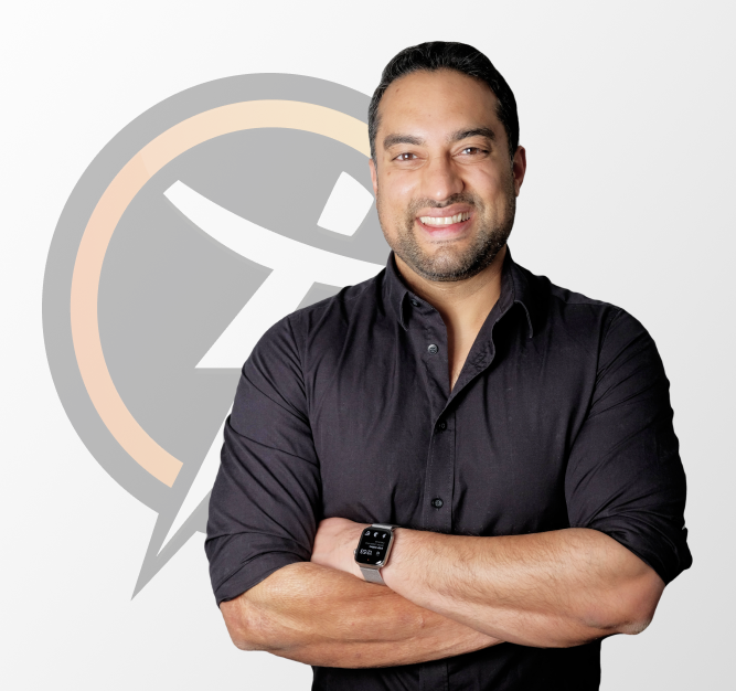 Sharad with TZ logo