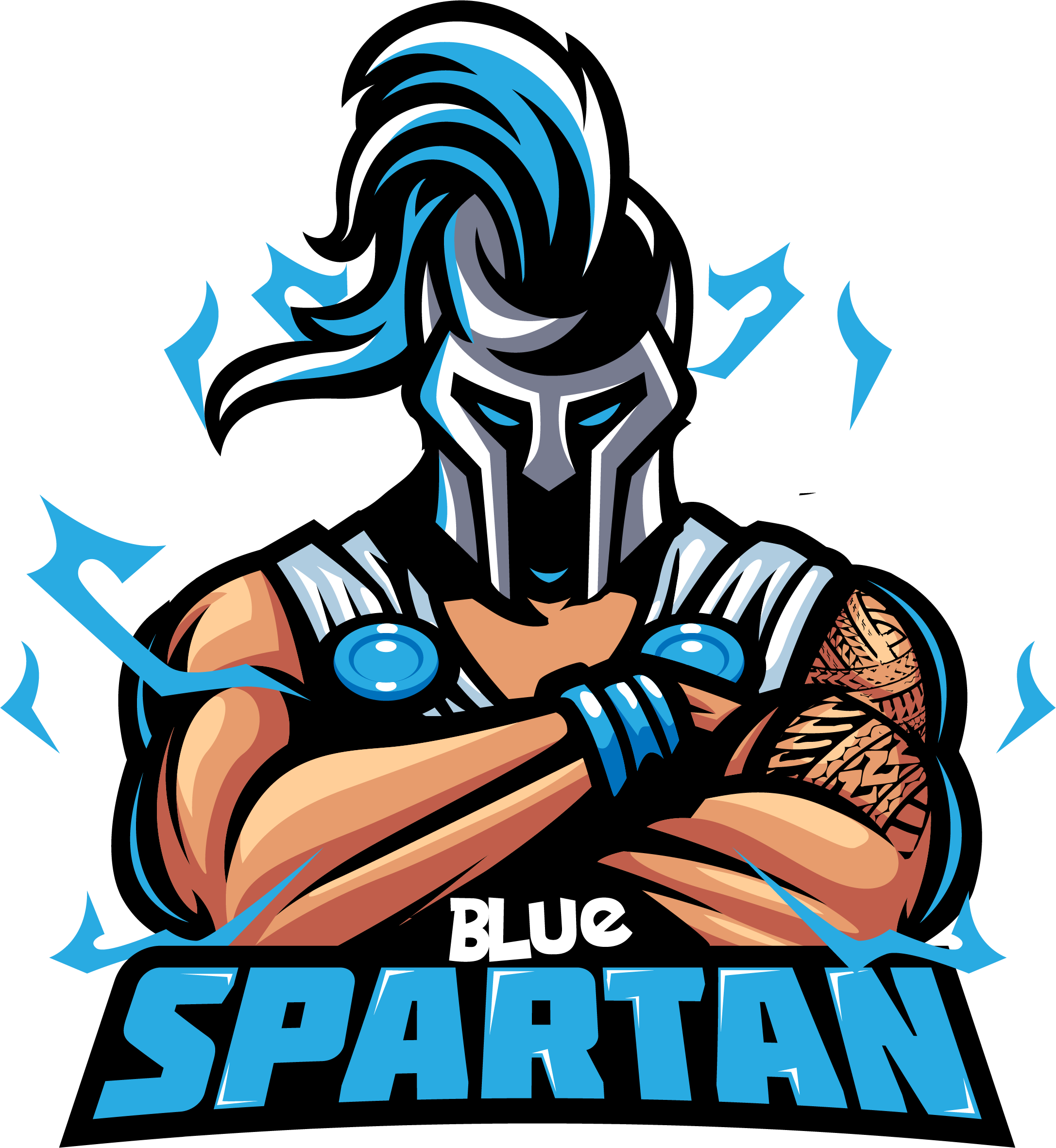 Blue Spartan logo – Aquatik
