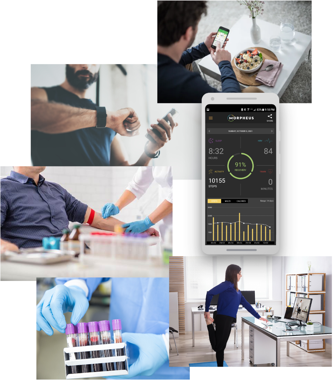 collage for Executive Health program